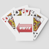 赤いはっきりした矢印の署名選挙キャンペーン投票 トランプ (裏面)