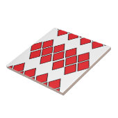 赤いひし形 タイル (側面)