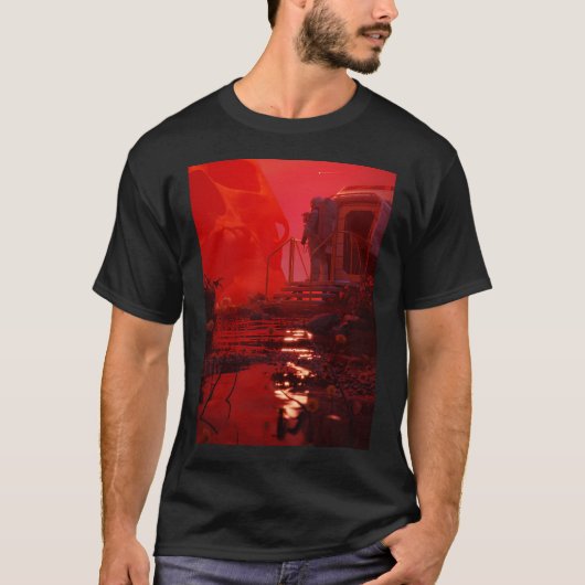 赤いもや Tシャツ (正面)