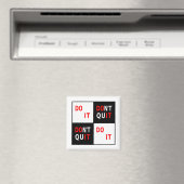 赤いやめ白黒はやる気を起こさせる マグネット (インサイチュ (食洗機))