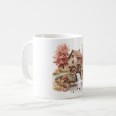 赤いりんごの家 コーヒーマグカップ (正面左)