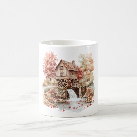 赤いりんごの家 コーヒーマグカップ (中央)