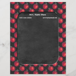 赤いりんごの黒板 レターヘッド