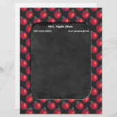 赤いりんごの黒板 レターヘッド (正面/裏面)