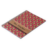 赤いりんごブラウン ノートブック (左側)