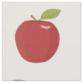 赤いりんご ファブリック (クローズアップ)