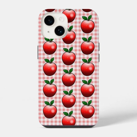 赤いりんご iPhoneケース (裏面)