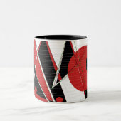 赤いアイウォッチンツートーンマグ ツートーンマグカップ (中央)
