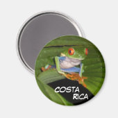 赤いアイドガウディカエルのカスタマイズ可能な磁石 マグネット (正面/裏面)