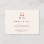 赤いアップルブックスで赤いシャワーをリクエスト エンクロージャーカード (正面)