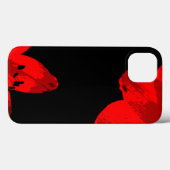 赤いアマリリスのデュオ Case-Mate iPhoneケース (裏面 (横))