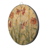 赤いアマリリスの列 ダーツボード (正面右)