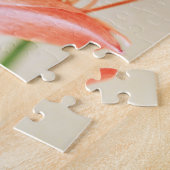 赤いアマリリスの花 ジグソーパズル (側面)