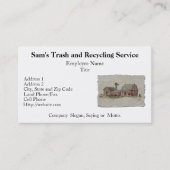 赤いアマン派の納屋及び風車 名刺 (正面)