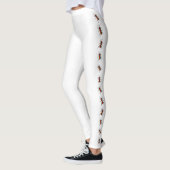 赤いアリが足を這い上がる レギンス (左)