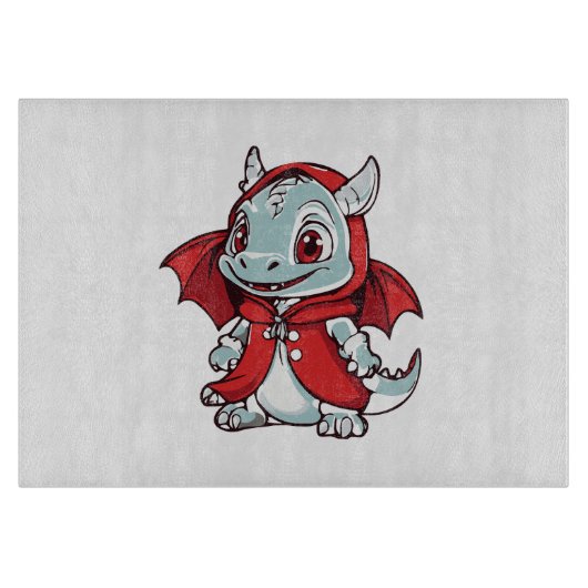赤いアルビノドラゴン カッティングボード (正面)