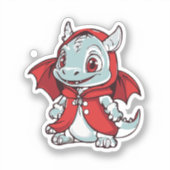 赤いアルビノドラゴン シール (正面)