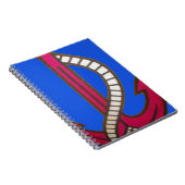 赤いアンカーアートプリント ノートブック (右側)