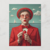 赤いイチゴの夢 シーズンポストカード (正面)