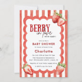赤いイチゴの「Berry in Love」ベビーシャワー  (正面)