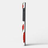 赤いイチゴ漫画のシームレスなパターン Case-Mate iPhoneケース (裏面 / 左)