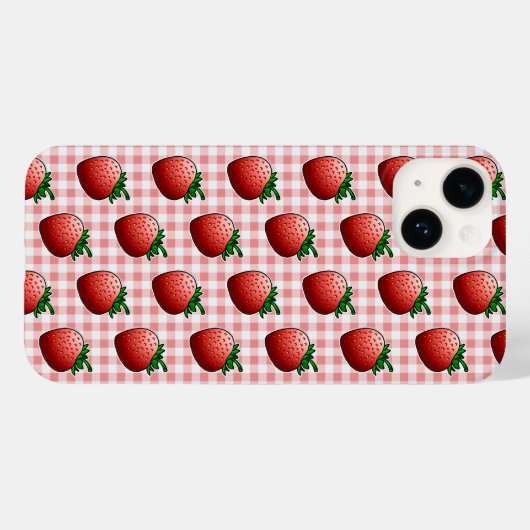 赤いイチゴ Case-Mate iPhoneケース (裏面 (横))