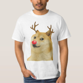赤いイヌのクリスマス Meme カード Doge Dogright Doggo Tシャツ