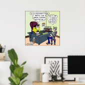 赤いインクは？プリンタカートリッジを変更する。 ポスター (ホームオフィス)