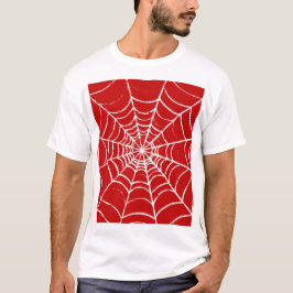 赤いウェブ Tシャツ
