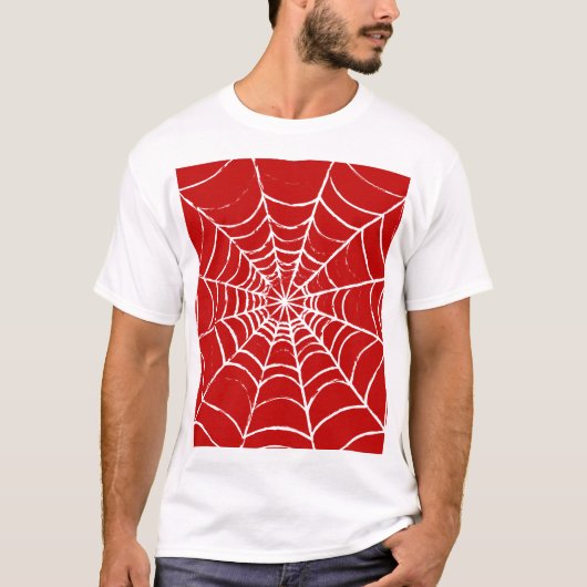 赤いウェブ Tシャツ (正面)