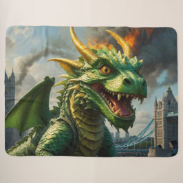 赤いウェールズのドラゴンがロンドンを恐怖に陥れる シェルパブランケット