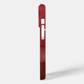 赤いウォータードロップパターン Case-Mate iPhoneケース (裏面 / 左)