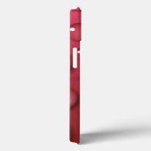 赤いウォータードロップパターン Case-Mate iPhoneケース (裏面 / 右)