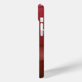 赤いウォータードロップパターン Case-Mate iPhoneケース (裏面 / 左)