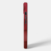赤いウォータードロップパターン Case-Mate iPhoneケース (裏面 / 左)