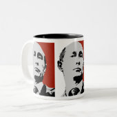 赤いウラジーミル・プーチン ツートーンマグカップ (正面左)