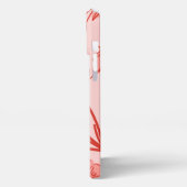 赤いエステティックの壁紙はこちら iPhoneケース (左側面)