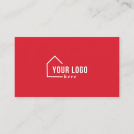 赤いエステ実在ートロゴ写真QRコード名刺 名刺