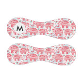 赤いエスニック象のパターン 野球ボール (パネル)