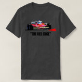 赤いエッジF1 Tシャツ (デザイン正面)