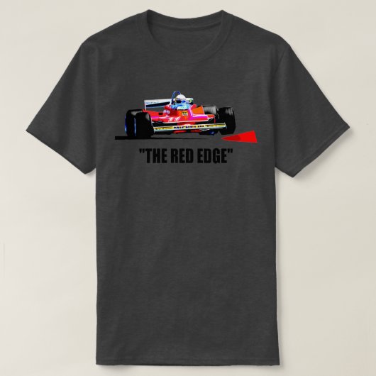 赤いエッジF1 Tシャツ (デザイン正面)