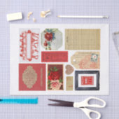 赤いエフエマフスジーカットの品揃え 薄葉紙 (クラフト)