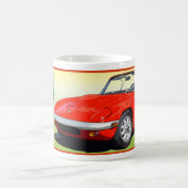 赤いエランS4 コーヒーマグカップ (中央)