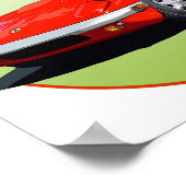 赤いエランS4 ポスター (角)