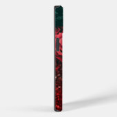 赤いエレガントグリッター花店iPhone 14ケース。 Case-Mate iPhoneケース (裏面 / 右)