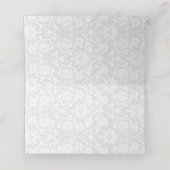 赤いエレガントケシの花 プレイスカード (内部開封)