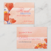 赤いエレガントケシ 名刺 (正面/裏面)