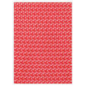 赤いエレガントテーブルクロスのクリスマスパターン テーブルクロス (正面)