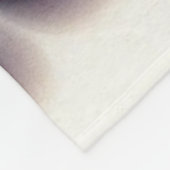 赤いエレガントハイヒールとさくらんぼ フリースブランケット (角)