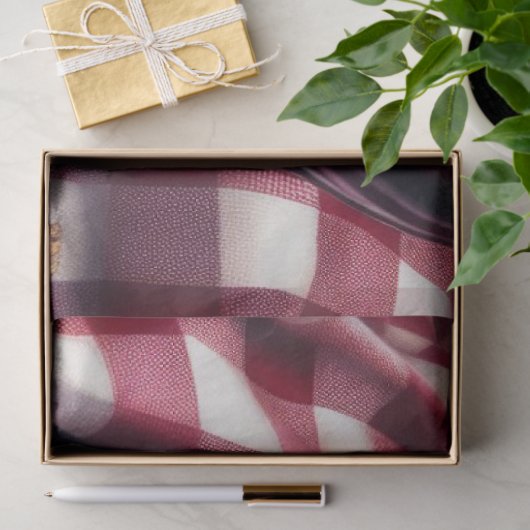 赤いエレガントハイヒールとさくらんぼ 薄葉紙 (ギフト)